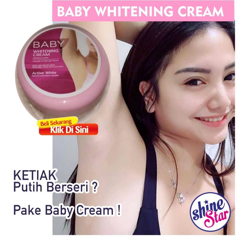 Pemutih Ketiak BABY WHITENING Cream Pemutih Shinkurim Original BPOM