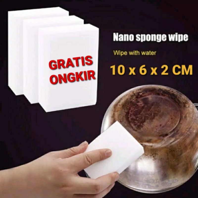 SPONS AJAIB / NANO MAGIC SPONGE / BUSA PEMBERSIH SERBAGUNA