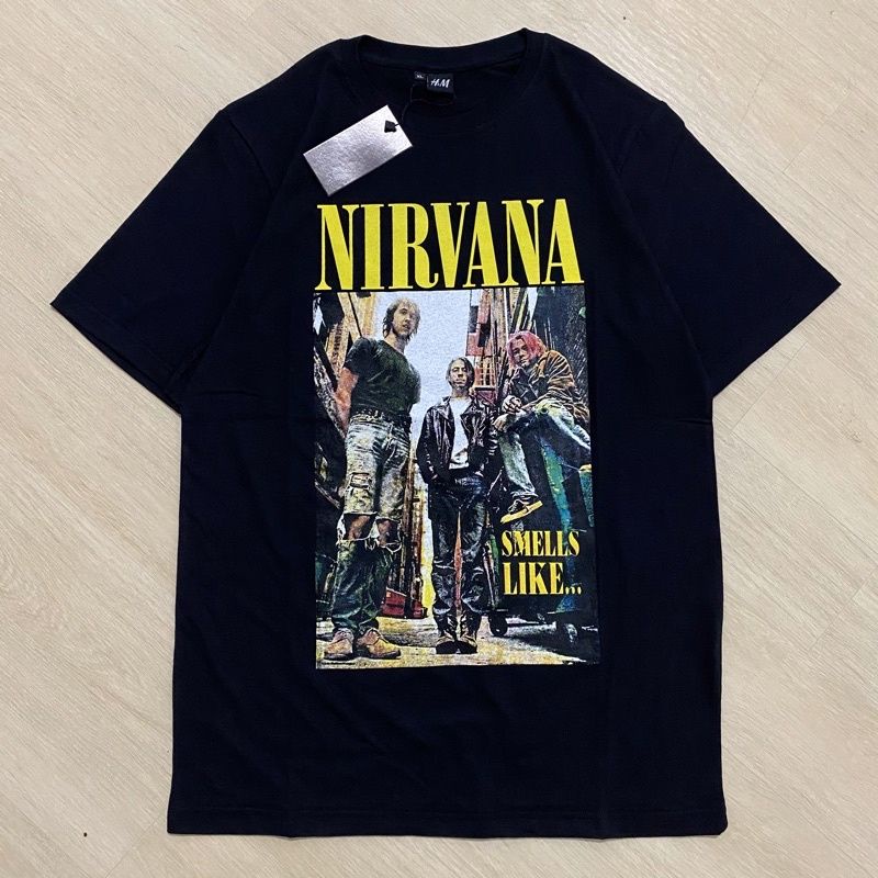 KAOS BAND NIRVANA ORIGINAL H&M