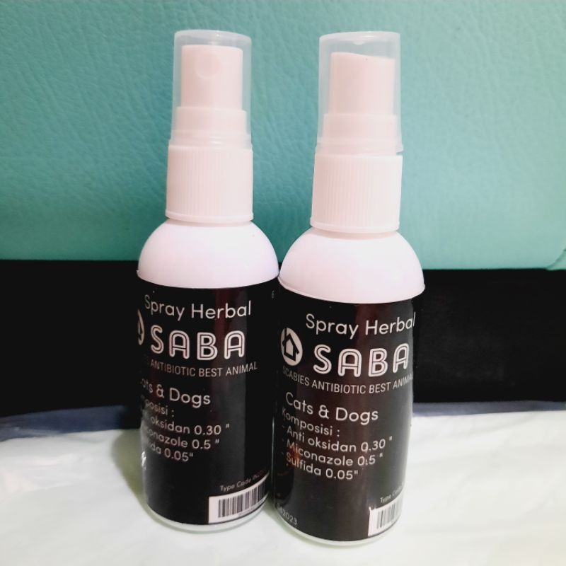 spray scabies jamur herbal saba cats and dogs 60ml