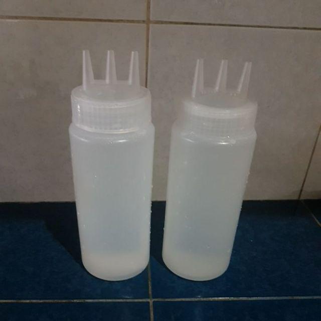 Ready Stock Botol Dispenser Saus Tomat / 3 Lubang 12-24 Oz Bahan Plastik