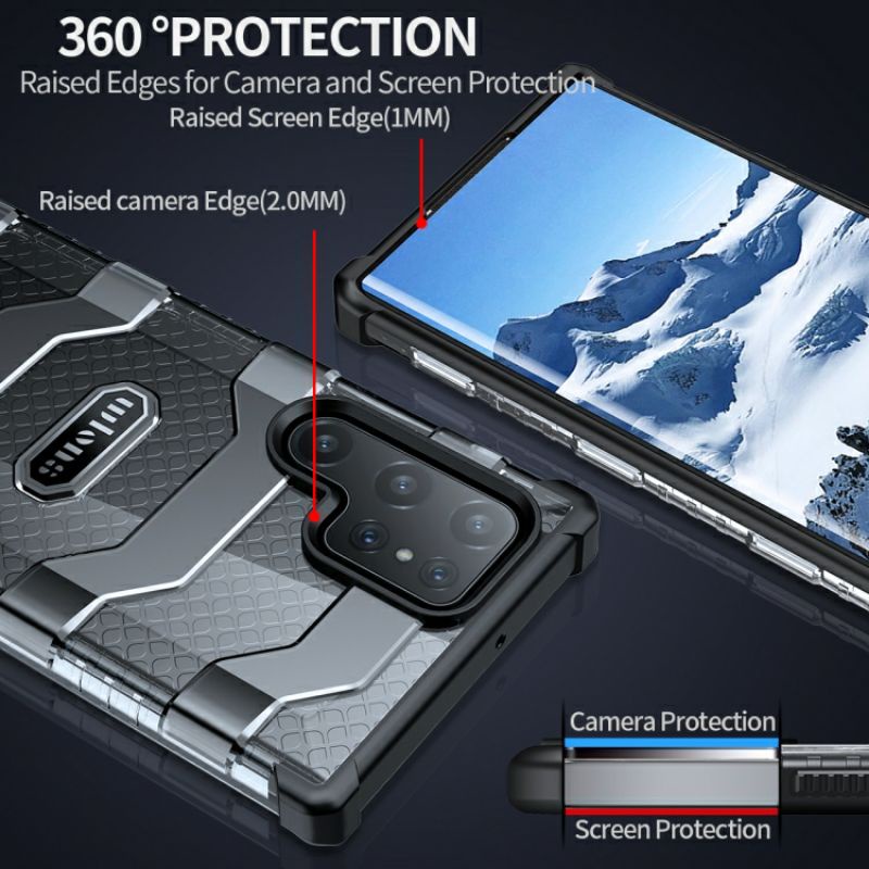 Case Samsung Galaxy S22 Plus Ultra Wlons Military Hardcase