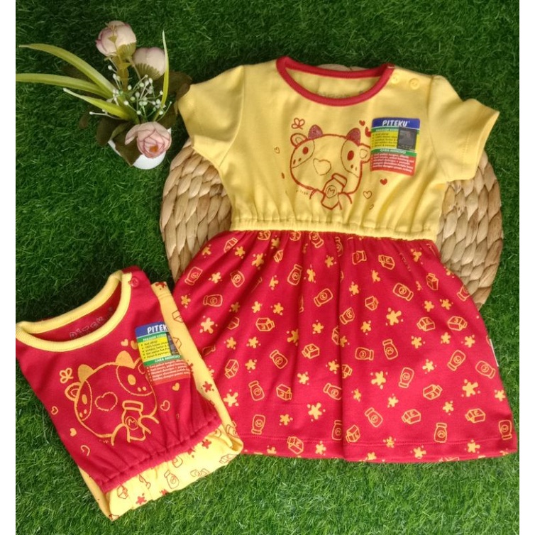 PITEKU DRESS BAYI THE COW R16 - ROK BAYI