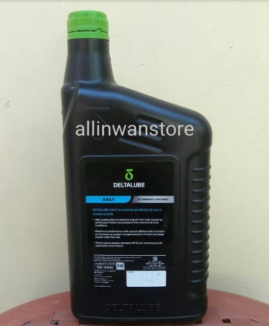 Oli Deltalube Daily 757 Premium SAE 10W40 API Service SL JASO MA isi 0.8 Liter 10w40 Original 100%