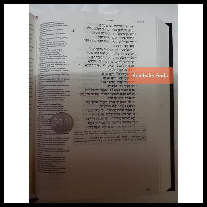 Silahkan Order Alkitab Perjanjian Lama Bahasa Ibrani-Indonesia