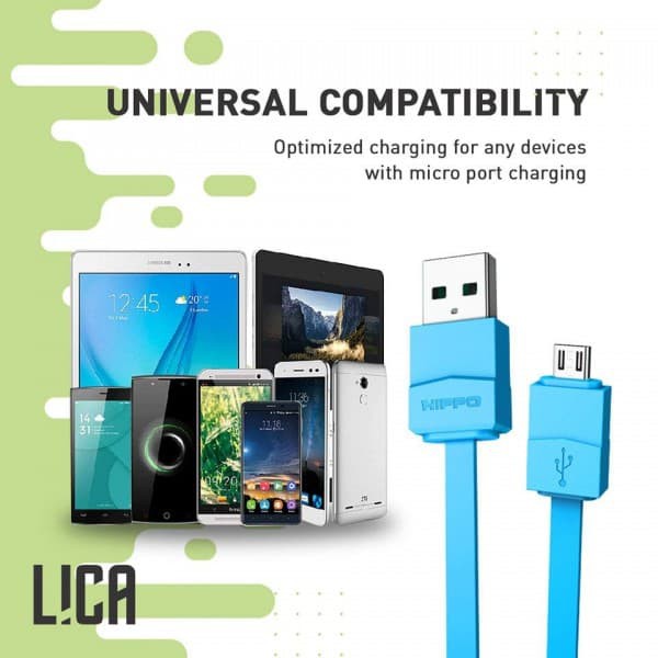 Kabel Micro USB LICA HIPPO (30cm)