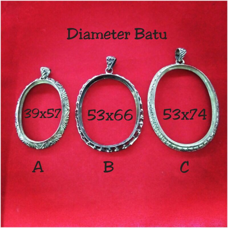 RB Cangkang/emban/rangka liontin jumbo Germanium