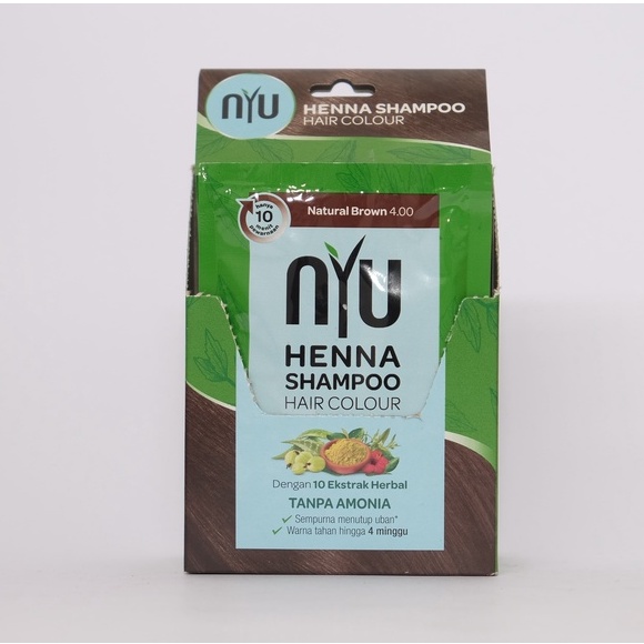 NYU HENNA SHAMPOO PEWARNA RAMBUT