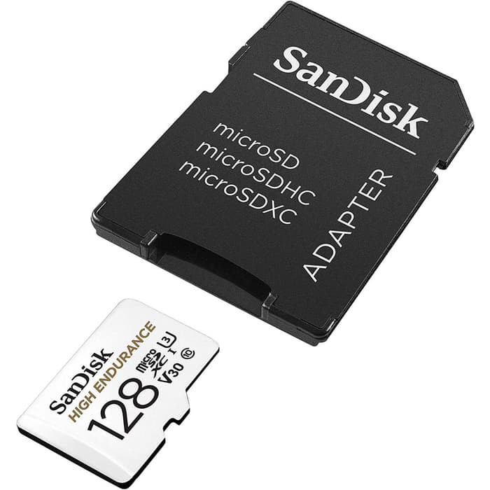 SanDisk High Endurance Video Monitoring Micro SD / MicroSD Card 128Gb