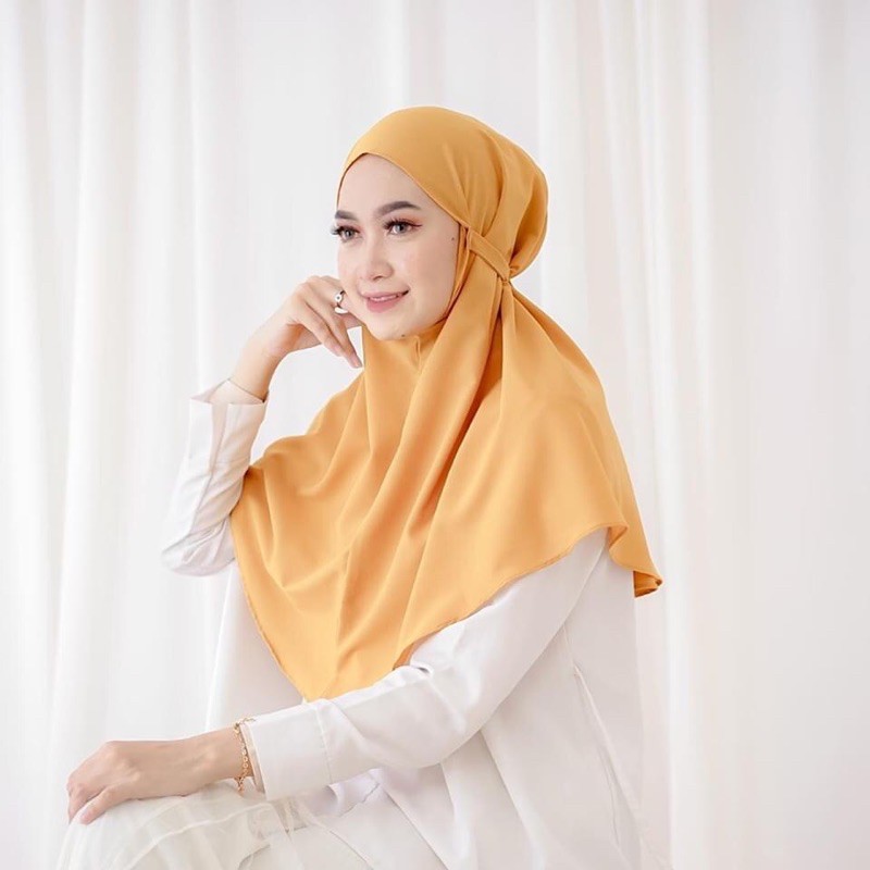 HIJAB INSTAN BERGO TALI MARYAM DIAMOND SIZE M