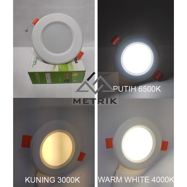 Terlaris Lampu Panel Plafon Rumah Led 3 Mode Putih Ring Biru Wgmjeclq Lazada Indonesia