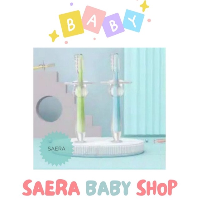 SIKAT GIGI BAYI SILIKOM PERAWATAN MULUT BAYI TOOTHBURSH BABY-SIKAT GIGI BAYI 1 TAHUN