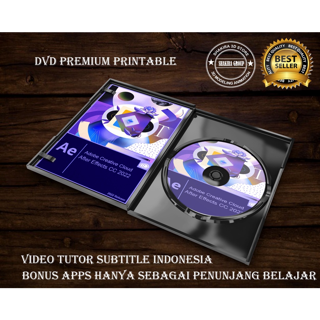 After Effects 2022 Video Tutorial Mastering SUBTITLE BAHASA INDONESIA DVD