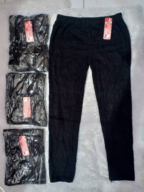 Legging Anak Warna HITAM POLOS~XS~S~M~L~XL~XXL~XXXL &amp; TANGGUNG