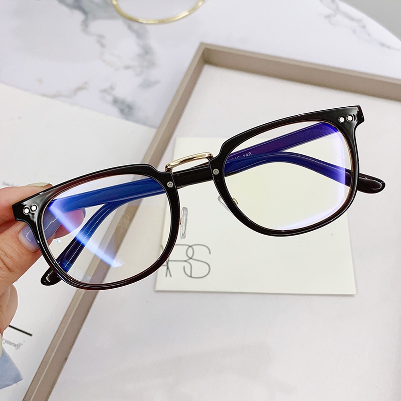 Classic Anti Radiation Eyeglasses for Men and Women Anti Blue Light Small Frame Computer Glasses TR90