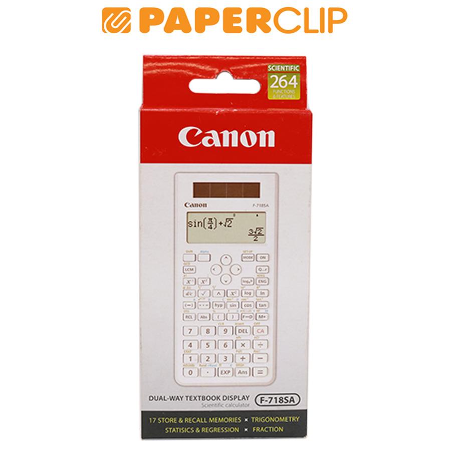 

CALCULATOR CANON F-718SA WHITE SCIENTIFIC