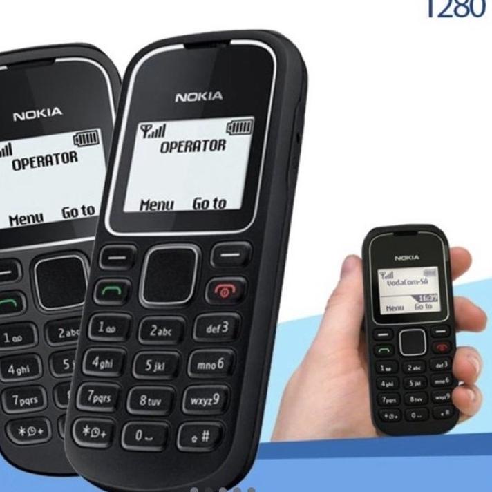 Limited - Handphone Nokia Hp Jadul 1280 Bekas Refurbish No Garansi .,