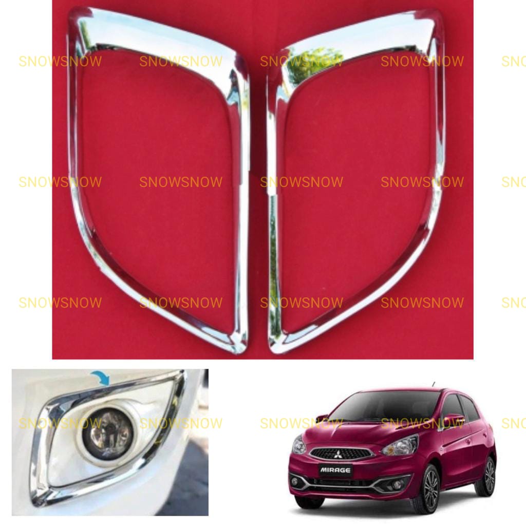 Cover Foglamp Mitsubishi Mirage Fog Lamp Platinum Chrome