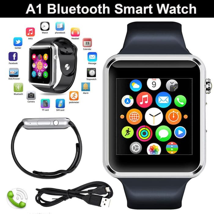 Smartwatch A1 Support Sim Dan Kamera