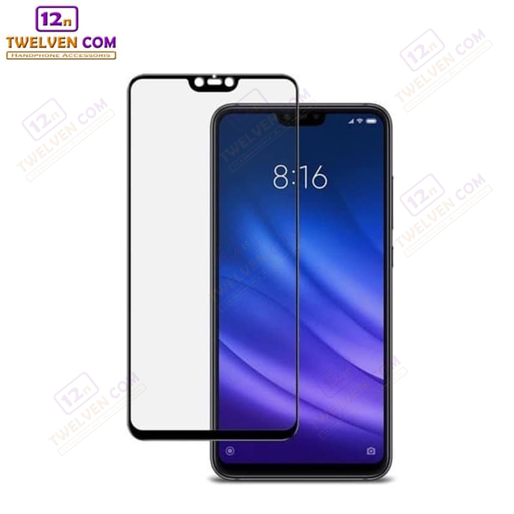 [FLASH SALE] zenBlade 5D Full Cover Tempered Glass Xiaomi Mi 8 Lite - Hitam