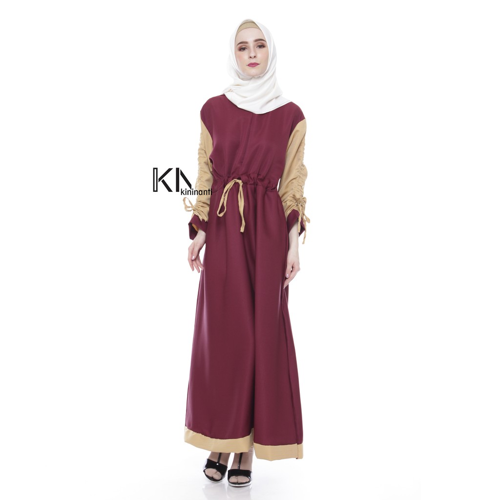 Kininanti - Calysta Shaved Rope Dress Maroon