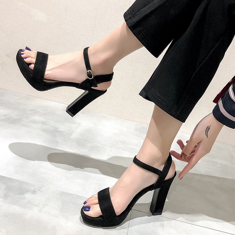 platform heel sandals