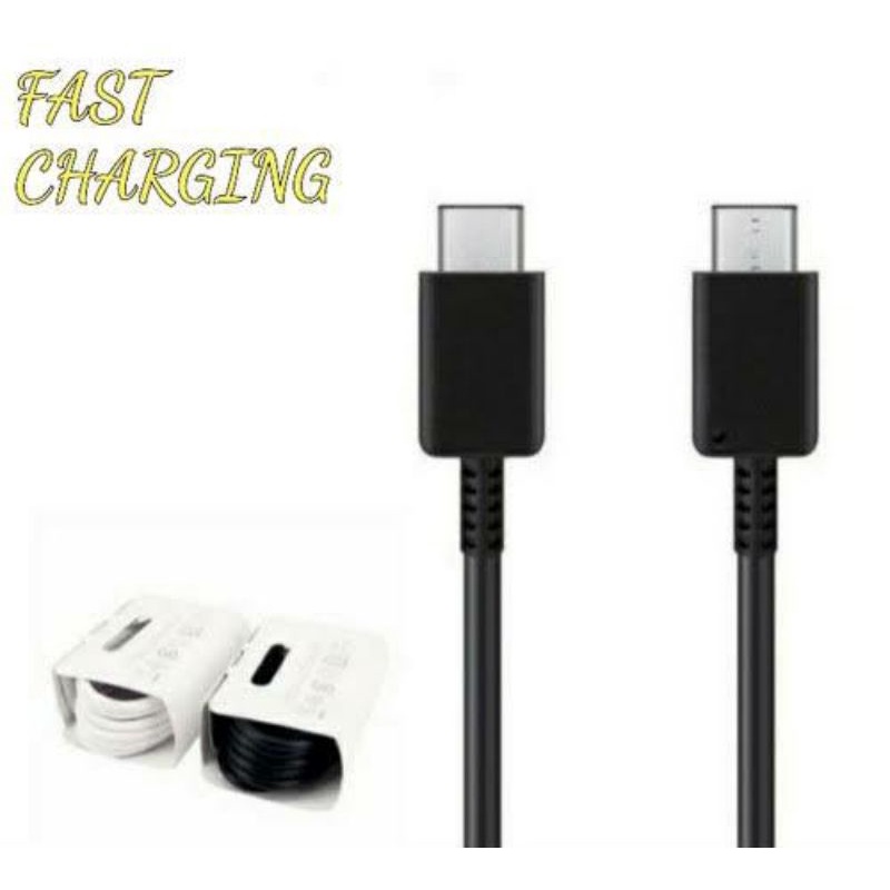 KABEL DATA CHARGER SAMSUNG FAST CHARGING USB C TO C