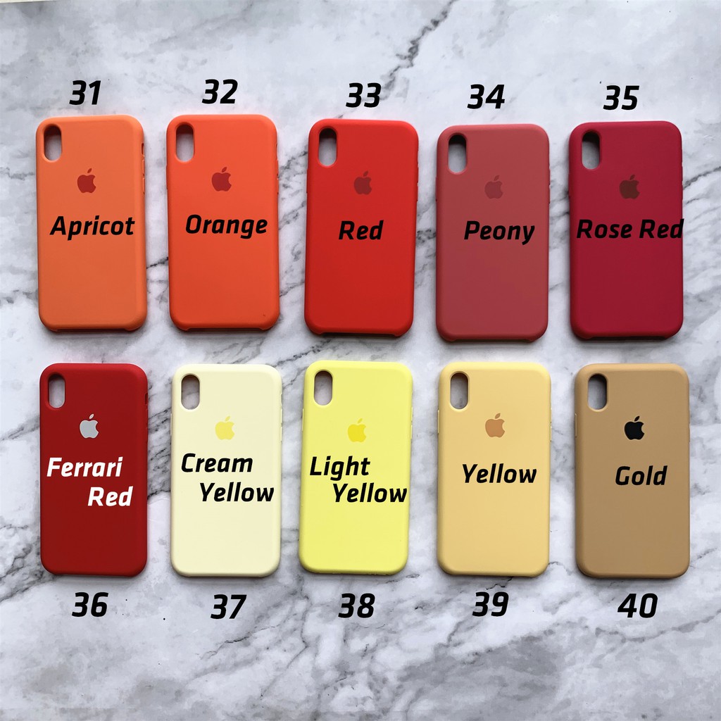 IPhone Case Original Silicone APPLE CASE IPhone 5/5s/Se/6/6s/6+/6s+/7/7+/8/8+/X/Xs/XR/XsMax/11promax-5