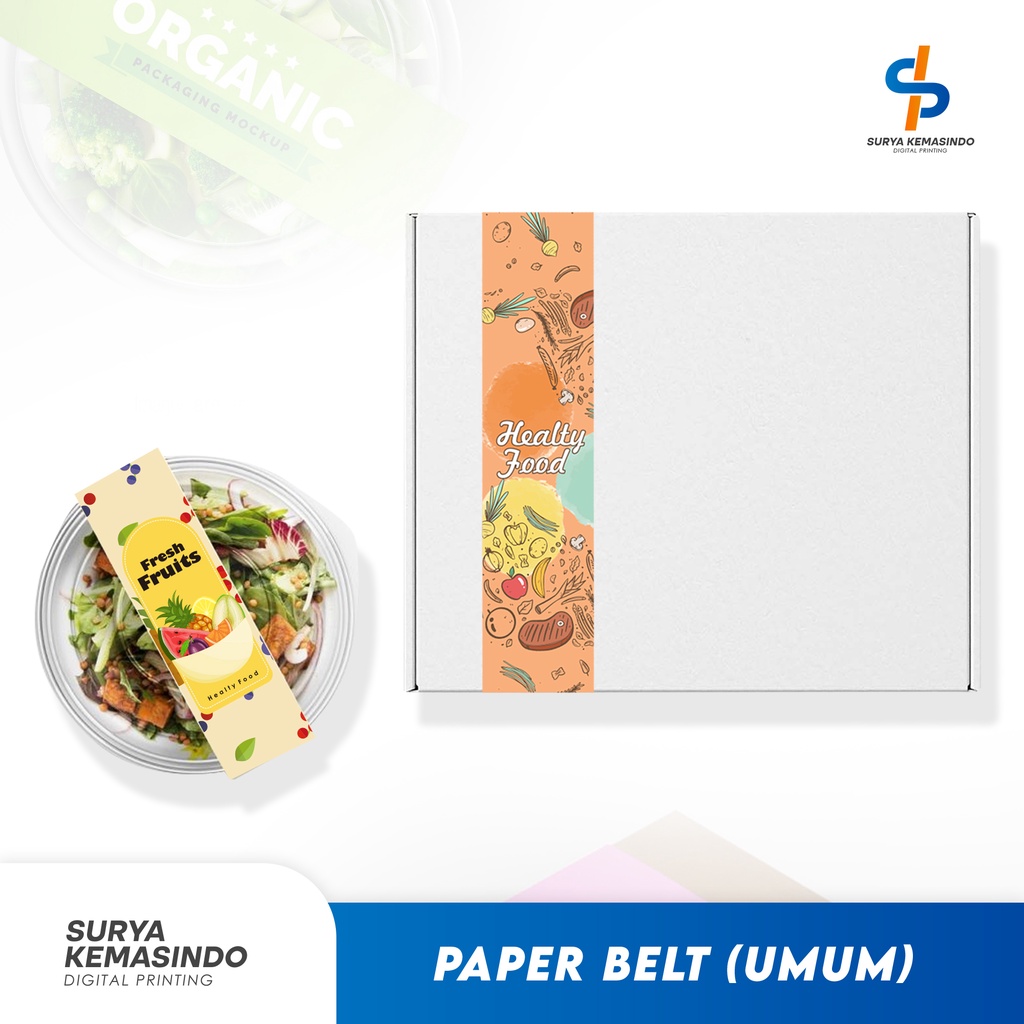 

Paper Belt/Sleve Packaging Paper Sleve paperbeltsalad/paperbeltbento