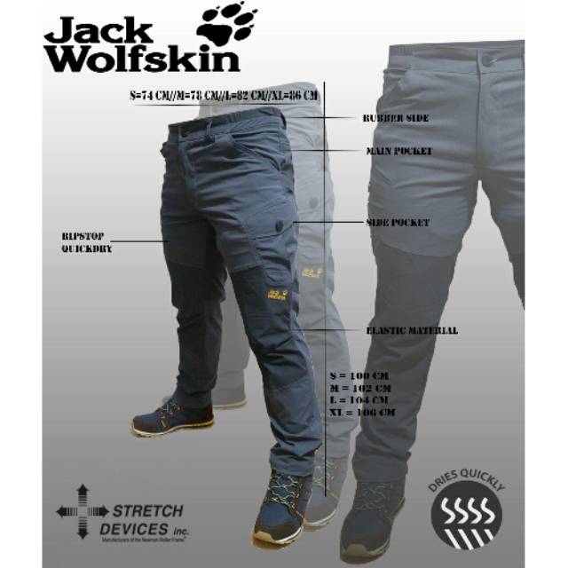 Celana lapangan quickdry - celana gunung - celana panjang quickdry