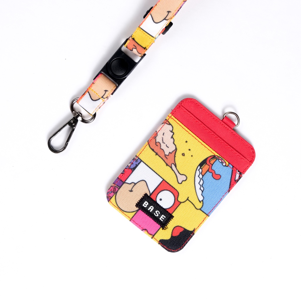 Gantugan ID Card Holder Kantor Kasual Name Tag Lanyard Pria Wanita - IDCS14