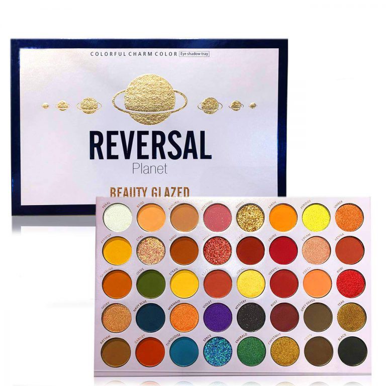 (READY &amp; ORI) Beauty Glazed 40 Colors Reversal Planet Pigmented Shimmer Eyeshadow Pallete - B71 B 71