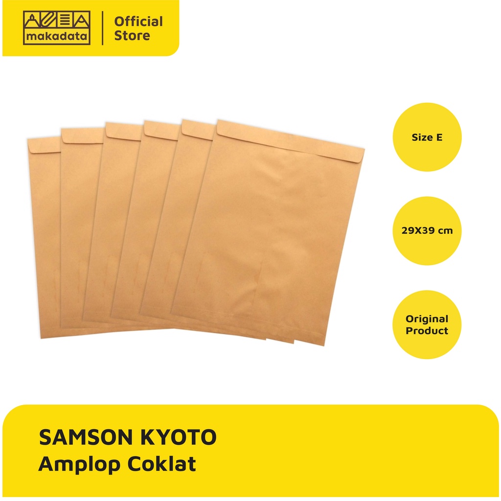 Jual Amplop Coklat Samson E Extra Folio 1 Pak Murah Shopee Indonesia