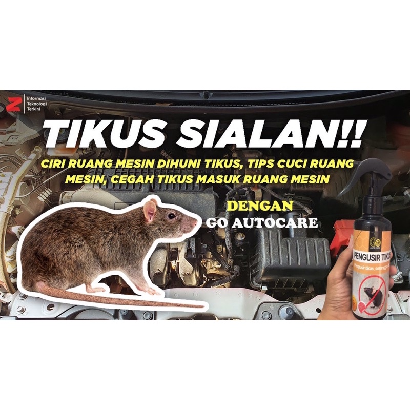 (TERBUKTI)Pengusir Tikus Anti Tikus Rat Repellent 250ml /KENDARAAN MOBIL/RUMAH /BALKON