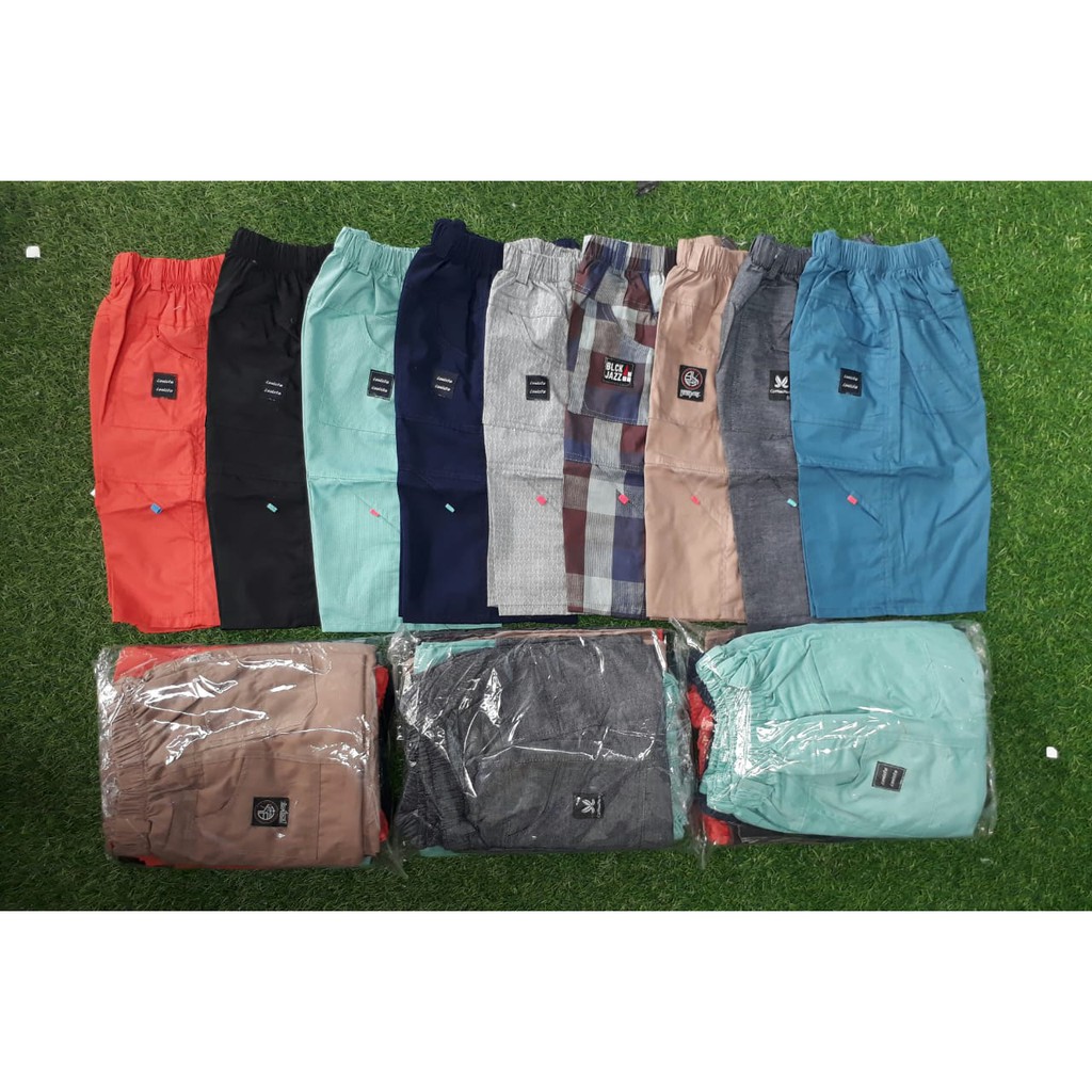 1LUSIN  Celana cargo anak size L