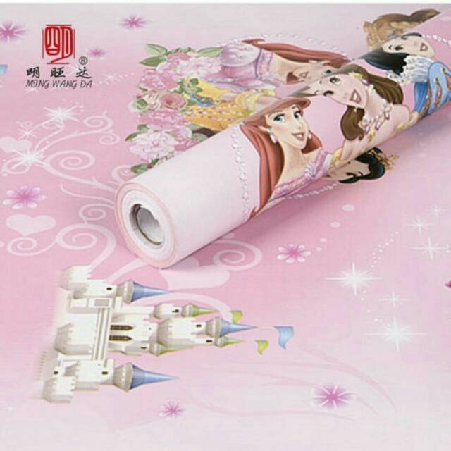 Wallpaper Dinding Sticker Karakter Princess