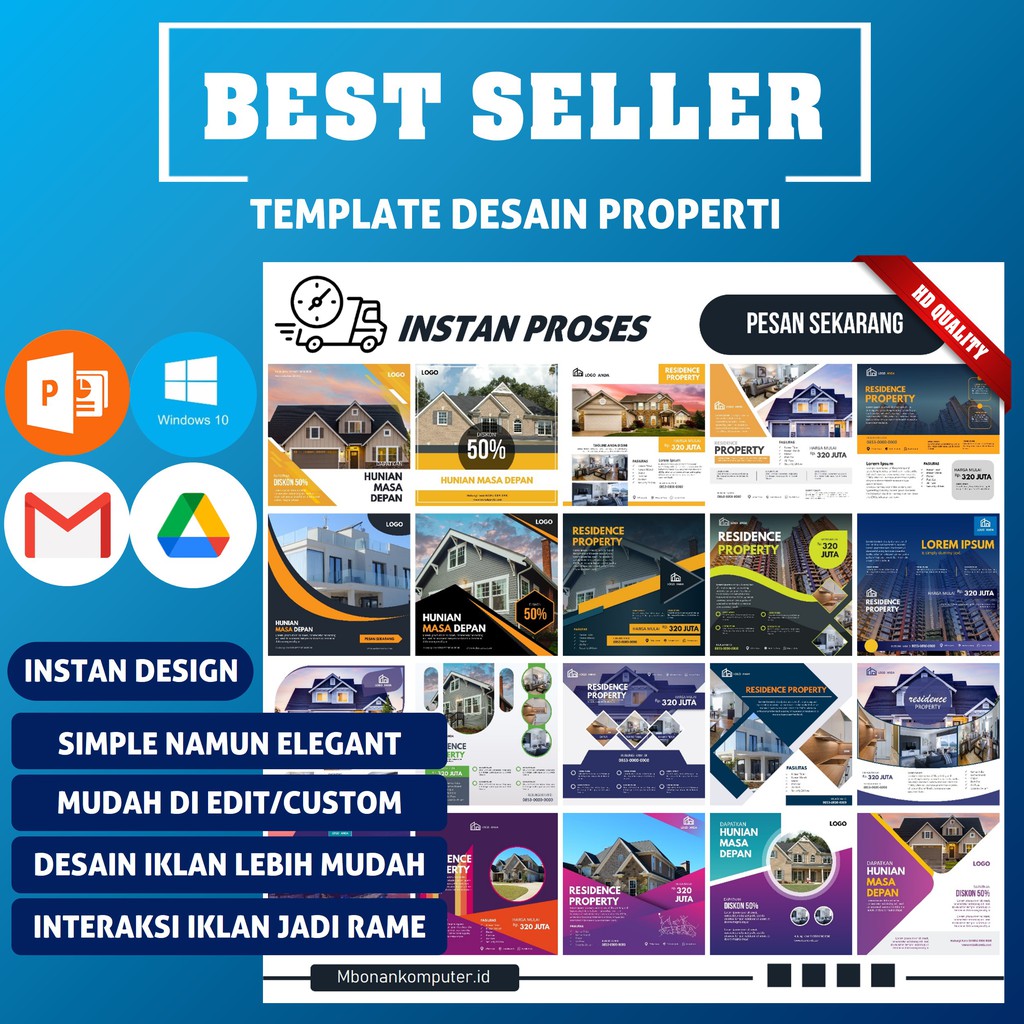 Template Desain Properti Desain Produk Properti Desain Penjualan Perumahan - TD013