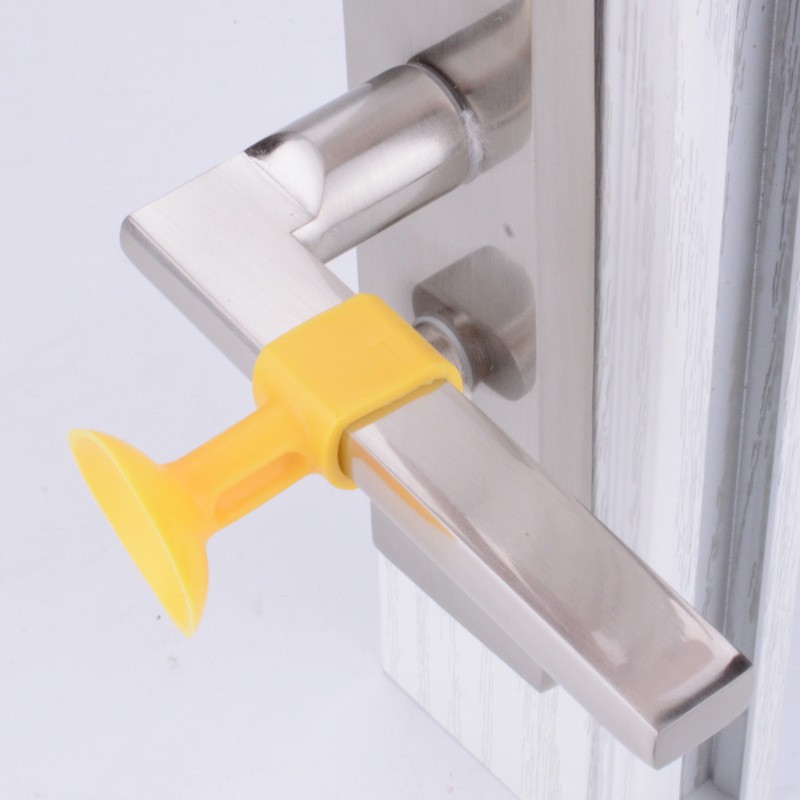 Grosir - H836 Ganjalan Pintu Karet Pengaman Benturan / Penahan Engsel Safety Door Lock Band