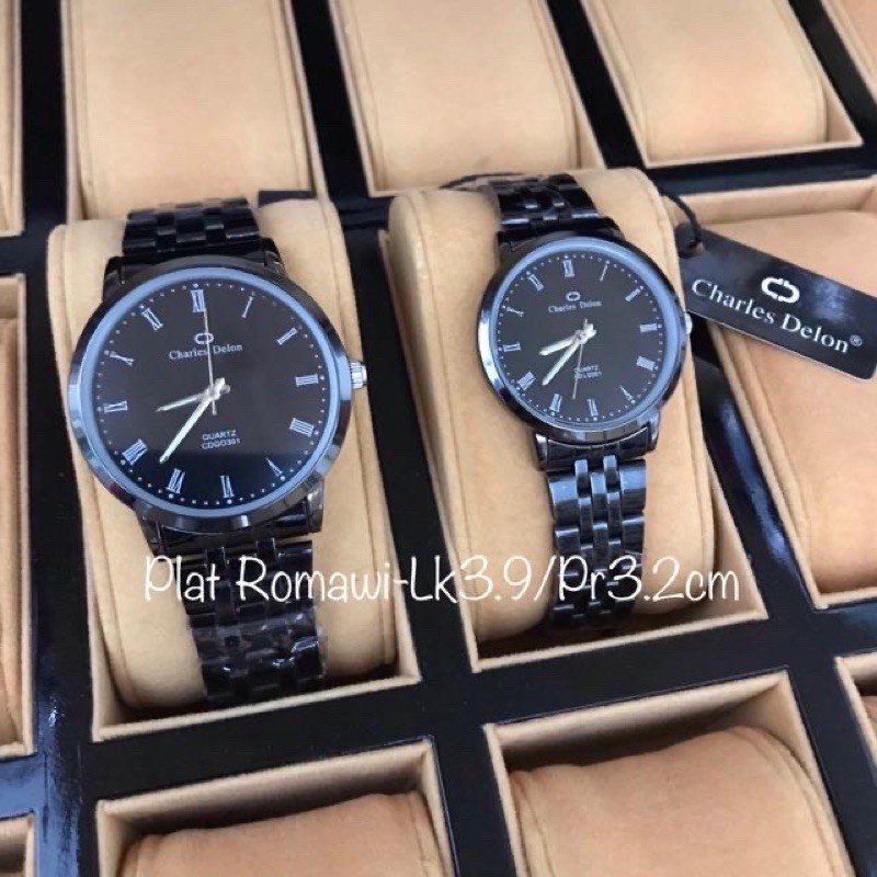 JAM COUPLE CHARLES DELON ORIGINAL ANTI AIR SUDAH COUPLE