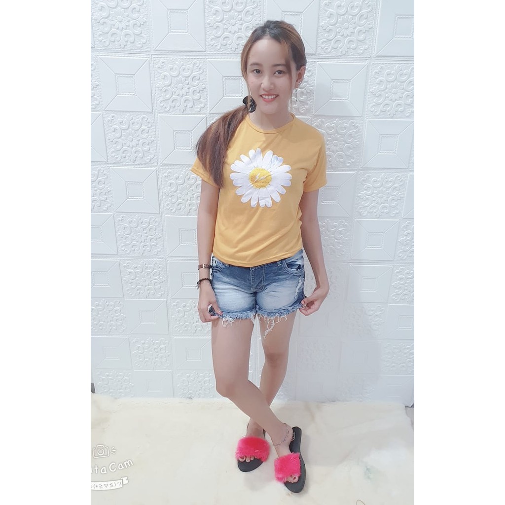 Kaos T-shirt Wanita Sunny / Sun Flower