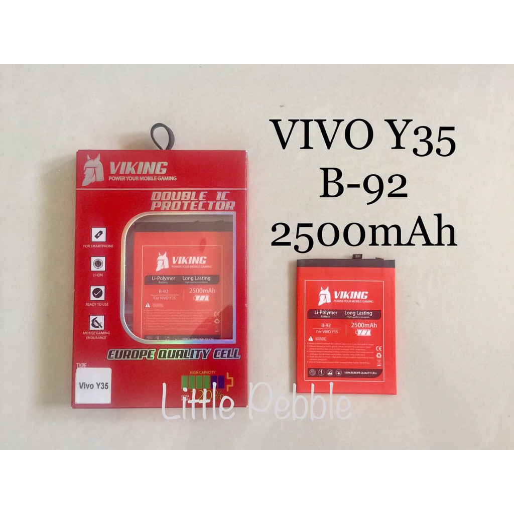 Baterai Viking 2500mAh Vivo Y35  B-92 1ICP4-61-82 Batre Batere Baterei DOUBLE POWER