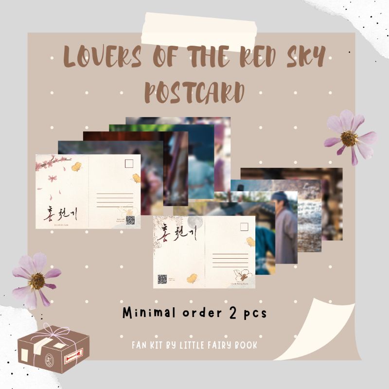 Postcard Lovers of The Red Sky Fankit by Little Fairy Hong Cheongi Ha Ram