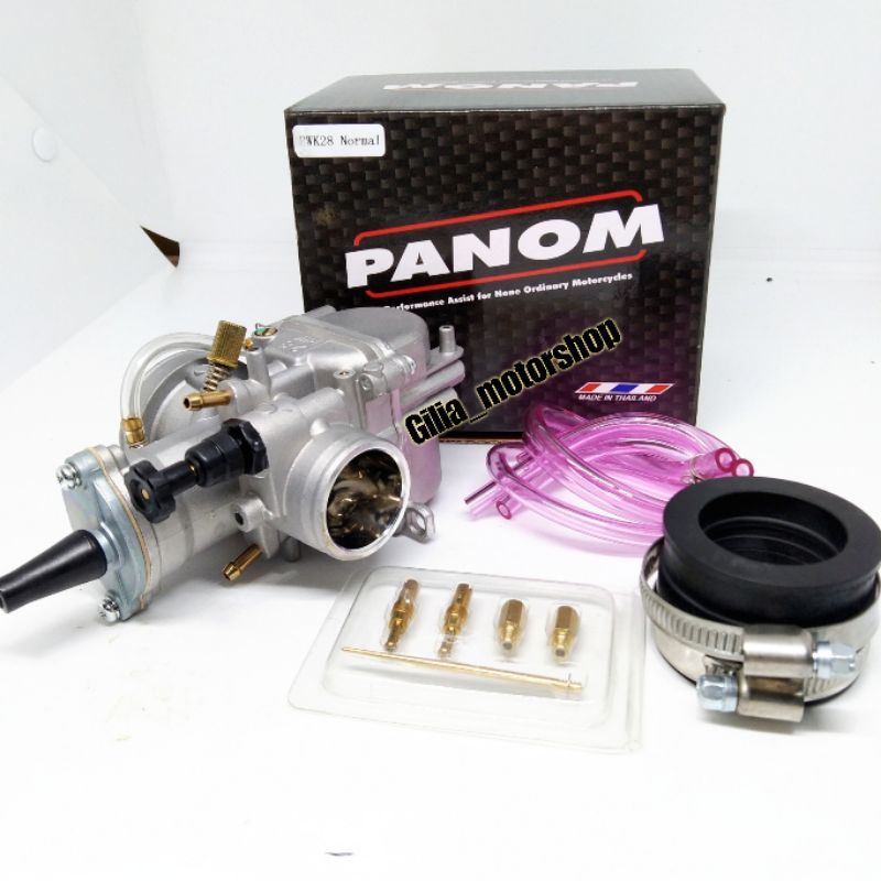 Karburator Carburator Panom PWK 28 Silver Series Plus Intex &amp; pilot Karbu Panom PWK 28