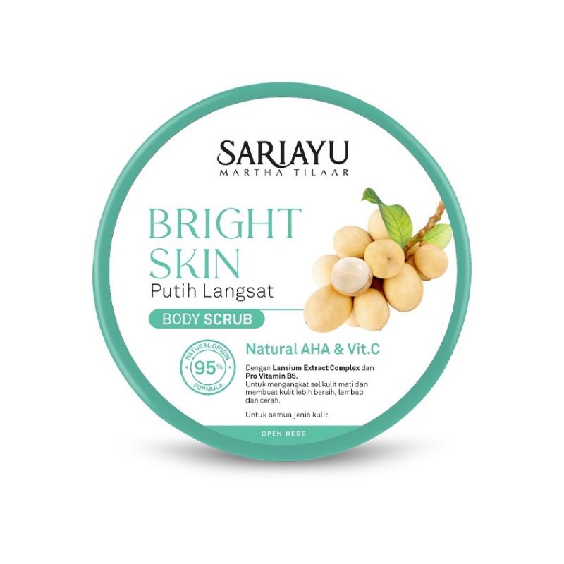 Sariayu Putih Langsat Body Scrub 175gr