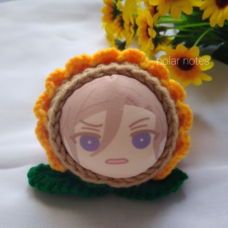 Omanjuu Case Rajut Bunga Matahari