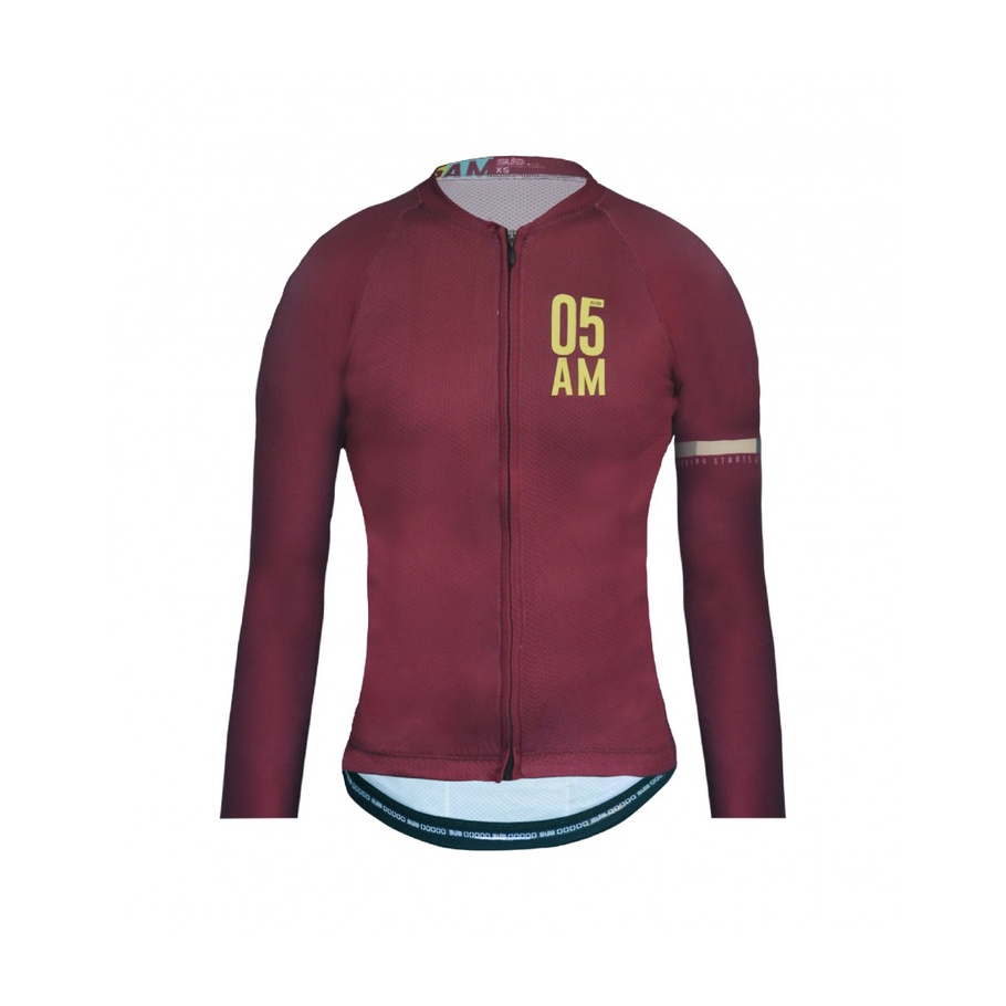 Jersey Sub Jersey 05AM Maroon Unisex Long Sleeve