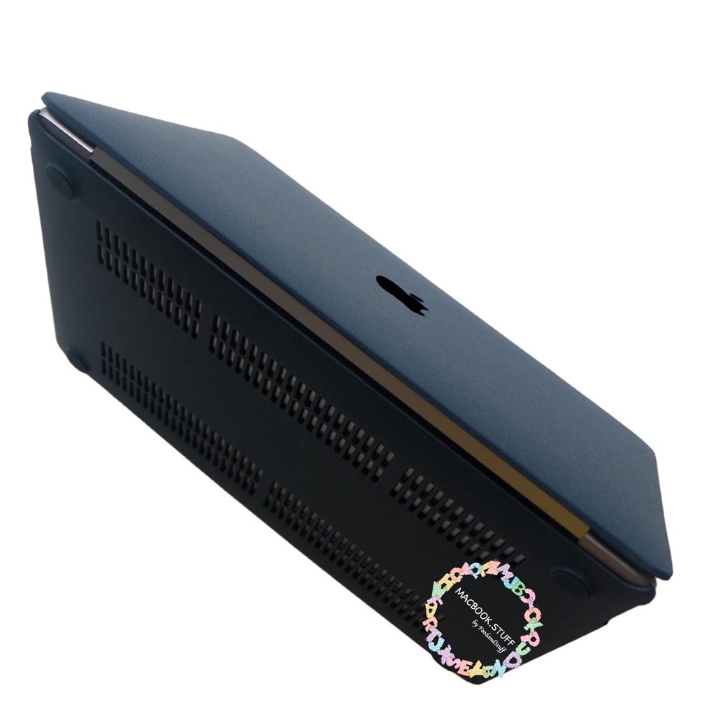 MACBOOK Case SAND BIRU TUA NAVY DEEP SEA NEW AIR PRO RETINA 11 12 13 14 15 16 INCH NON /  WITH CD ROOM / TOUCHBAR / TOUCH ID / M1 2020 2021 2022