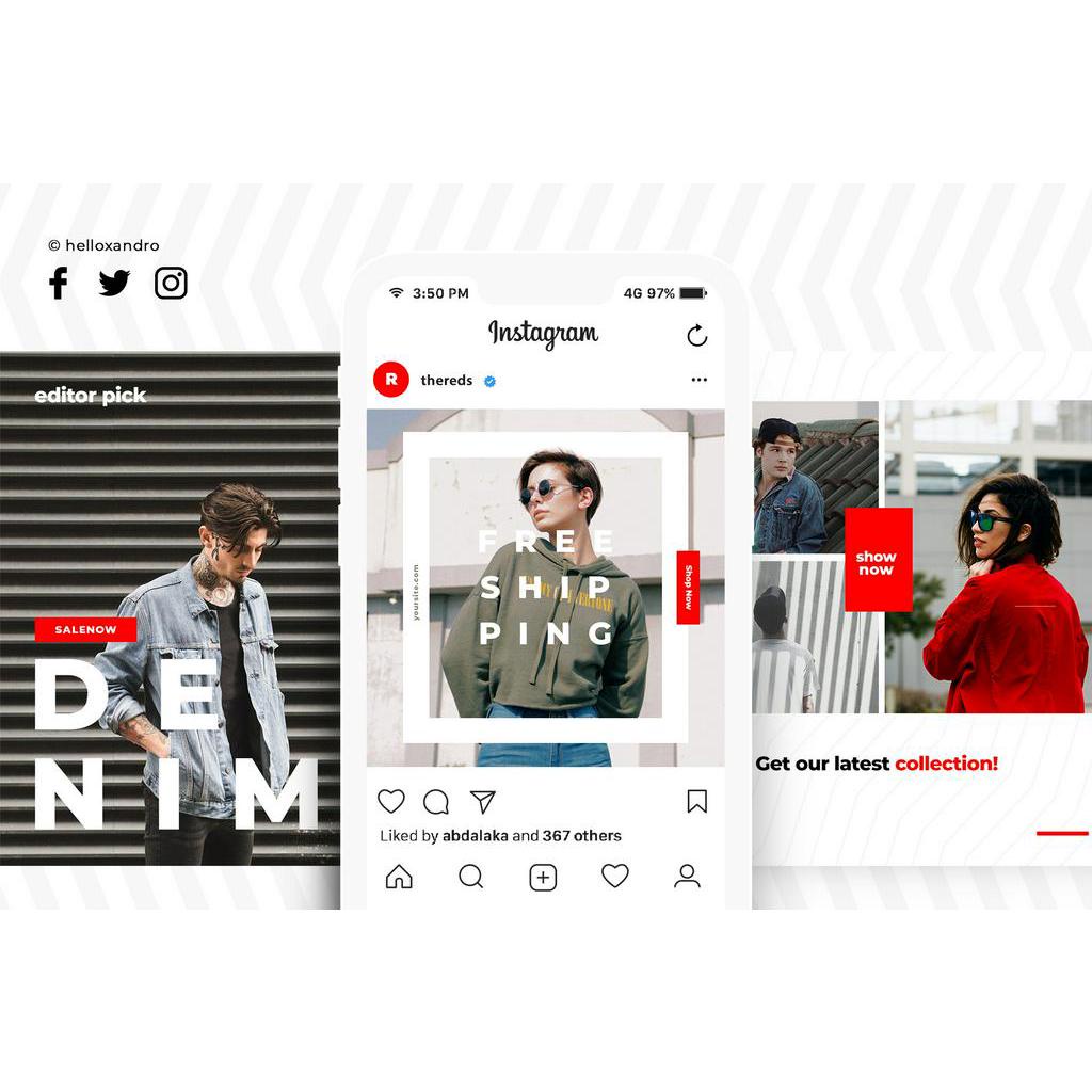 The Red Instagram Pack - Photoshop