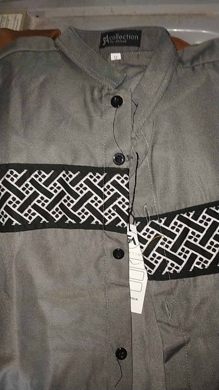 Baju Koko Anak Remaja//koko Gus Azmi//koko Hadroh//koko Kombinasi Batik Terbaru