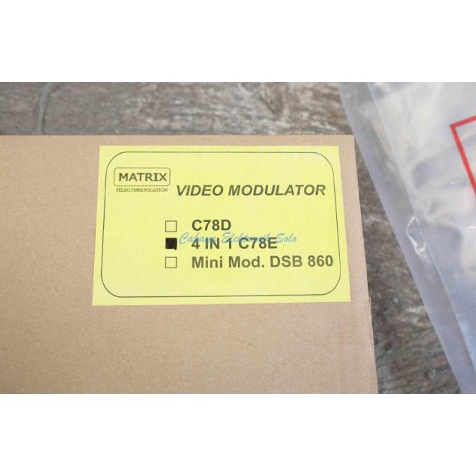 DISKON SPECIAL Modulator Matrix Agile 4 in 1 vhf dan uhf kabel tv